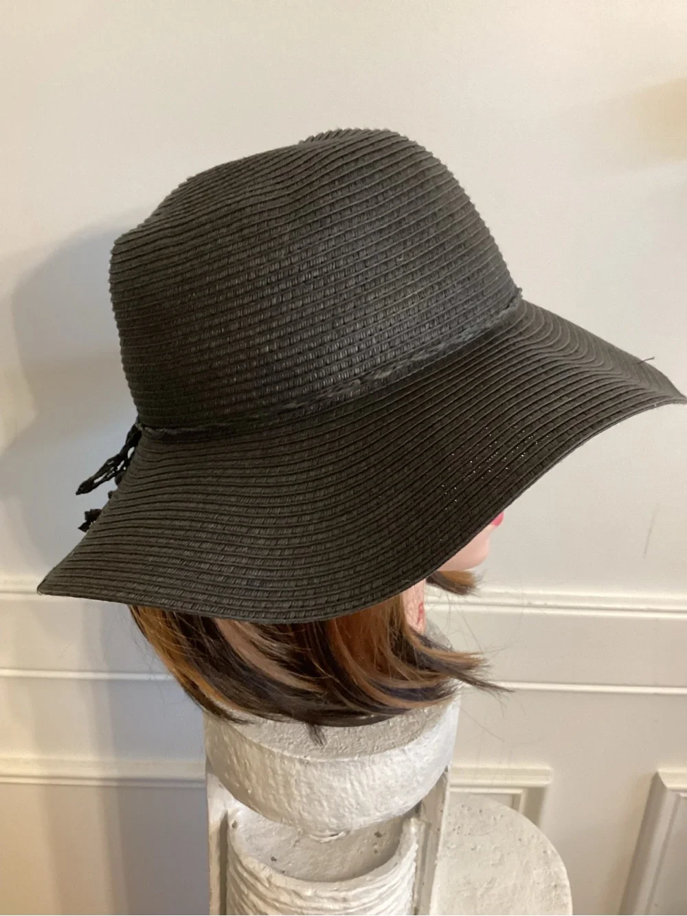 Wide Brim Sun Hat - Black